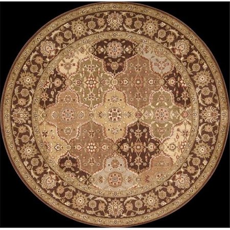 NOURISON Nourison 22657 Somerset Area Rug Collection Multi Color 5 ft 6 in. x 5 ft 6 in. Round 99446226570